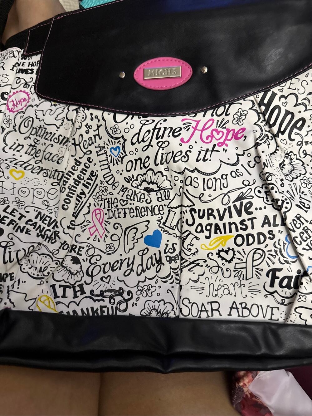 Miche Prima Big Bag Hope Breast Cancer Graffiti SHELL ONLY Multi Color